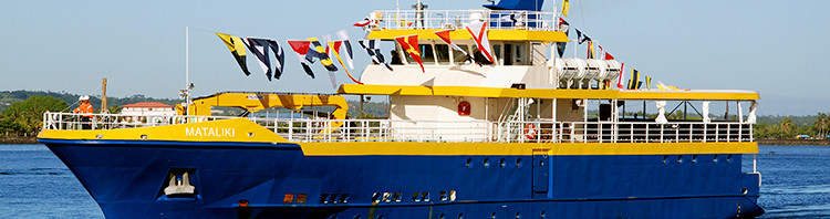 Tokelau’s new ferry ‘Mataliki’ reaches Apia port